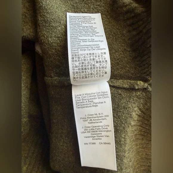 J. Crew Extra Soft Wool Blend Colorblock Crewneck Sweater Women’s Medium - Picture 8 of 9